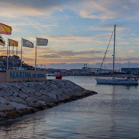 Apartamento playa con piscina y terraza en urbanizacion de lujo Dénia Exterior foto